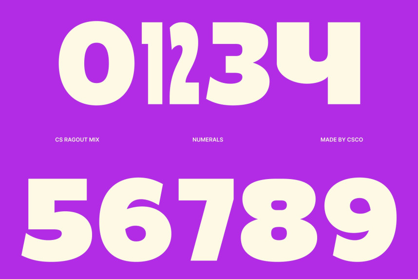 CS Ragout Mix Font preview image 3