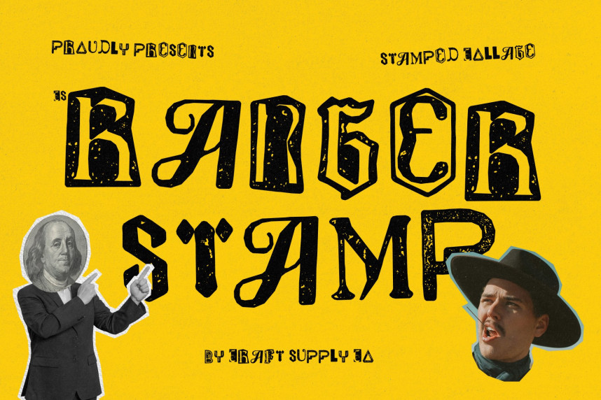 CS Ranger Stamp Font