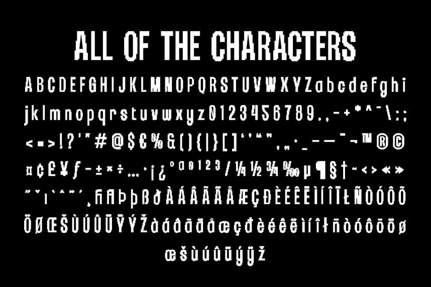CS Rascal Semipixel Font preview image 5
