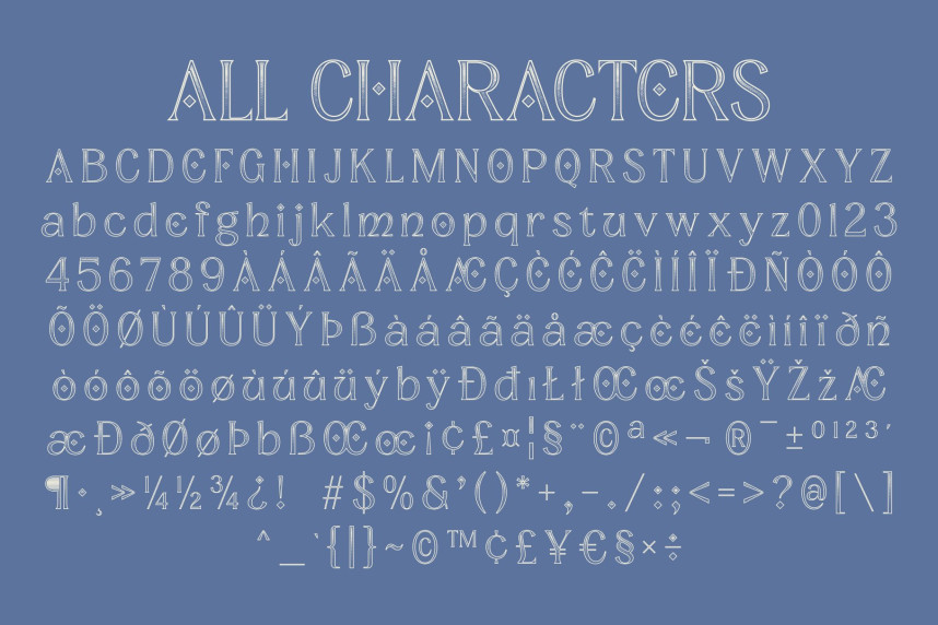 CS Ravella Stippled Font preview image 5