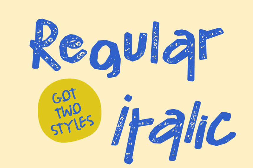 CS Raving Stamp Font preview image 3