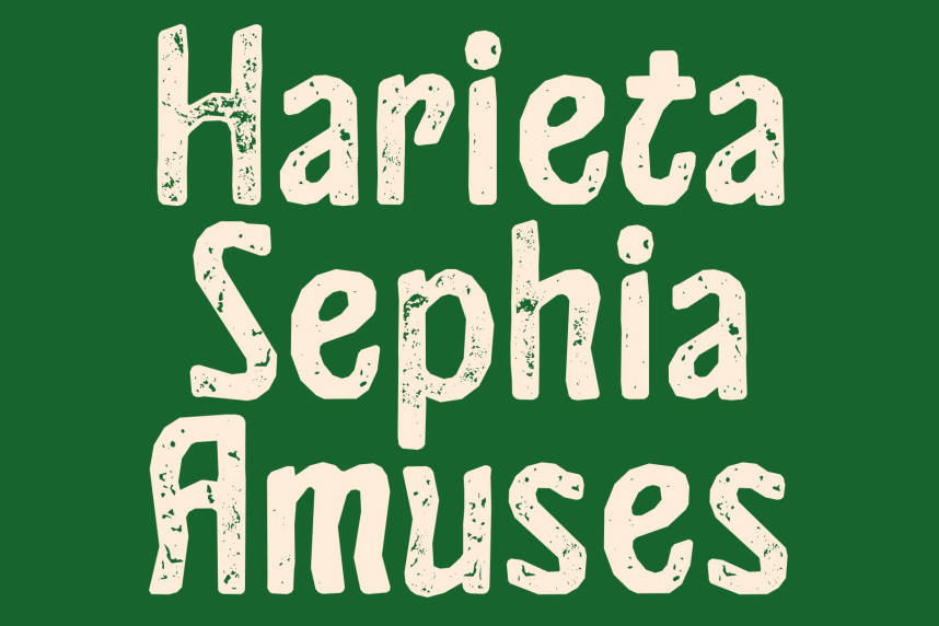 CS Razel Stamp Font preview image 3