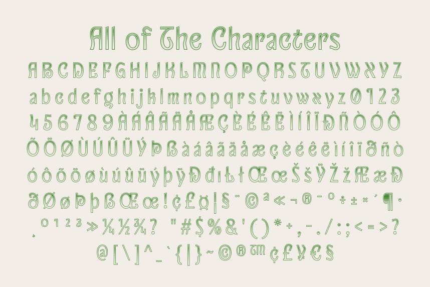 CS Razel Stippled Font preview image 5