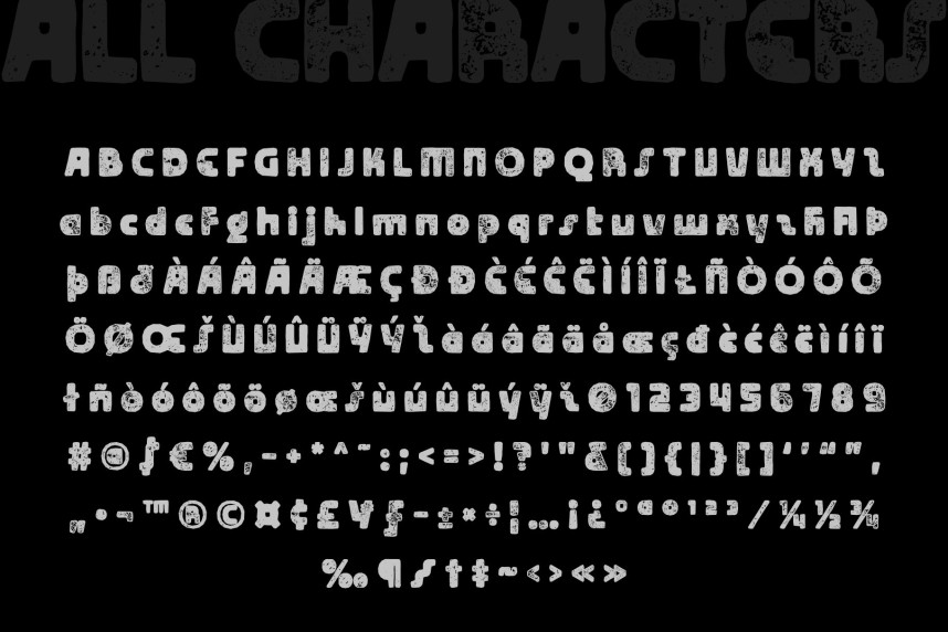 CS Rento Stamp Font preview image 5