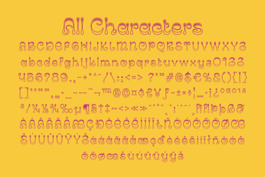 CS Rianty Stippled Font preview image 5