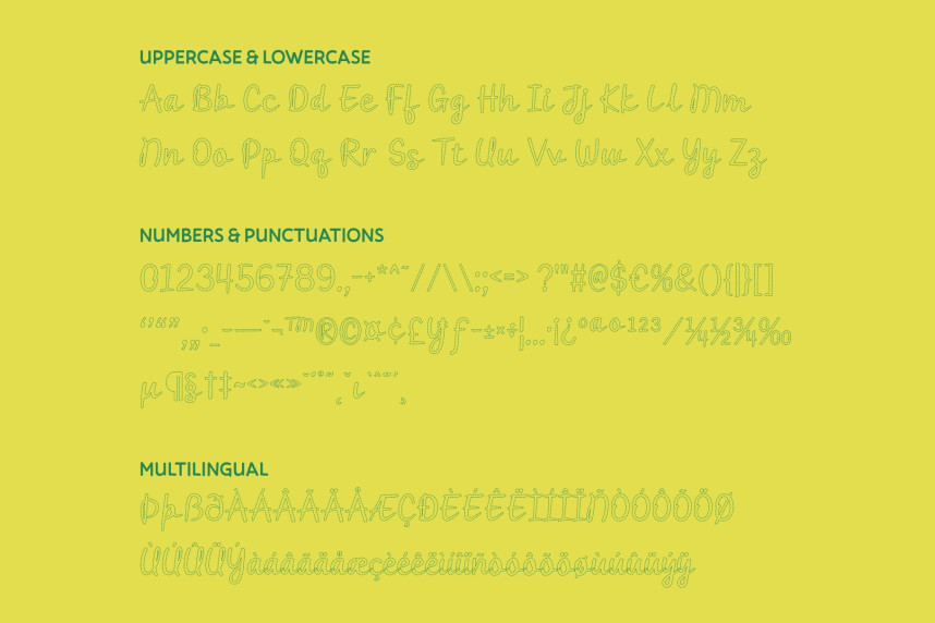 CS Ricotta Dashed Font preview image 5