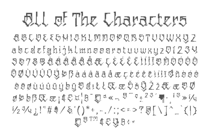 CS Rohan Stitched Font preview image 5