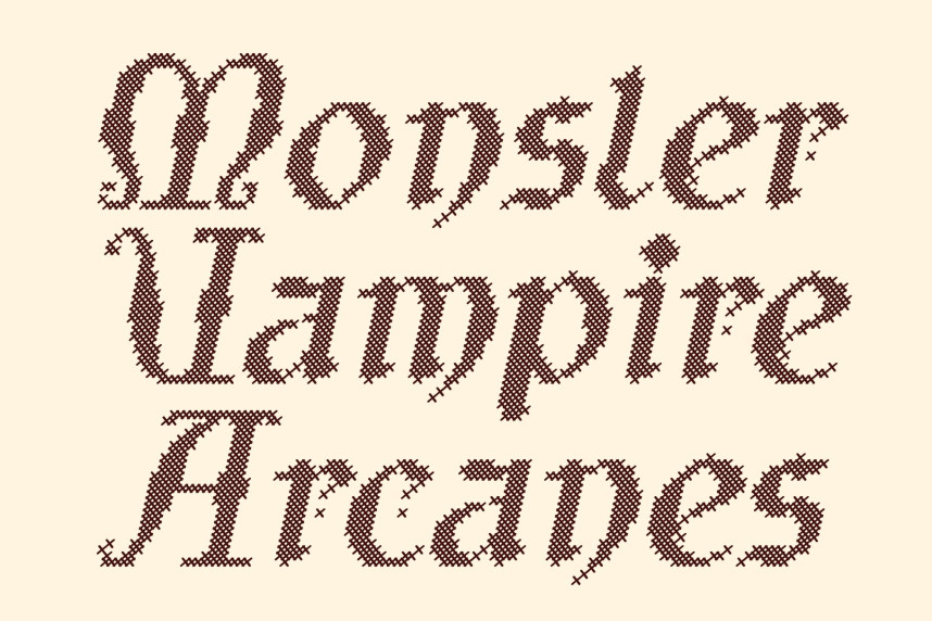 CS Rupinder Stitched Font preview image 2
