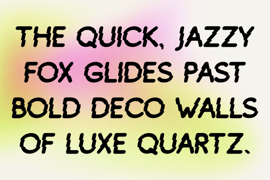 Comodo Rippled Font preview image 3