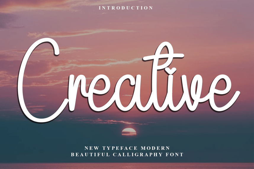 Creative Handwritten Script Font