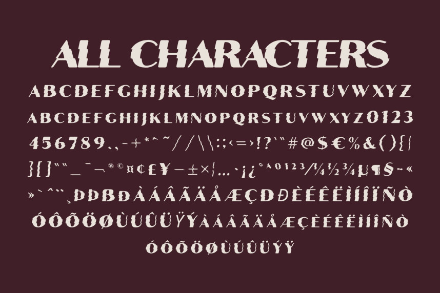 Croco Rippled Font preview image 5
