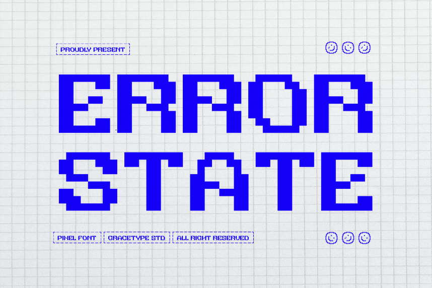 Error State | Pixel Font