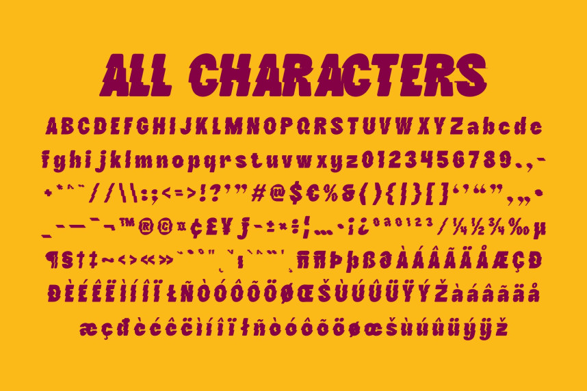 Gefarin Rippled Font preview image 5