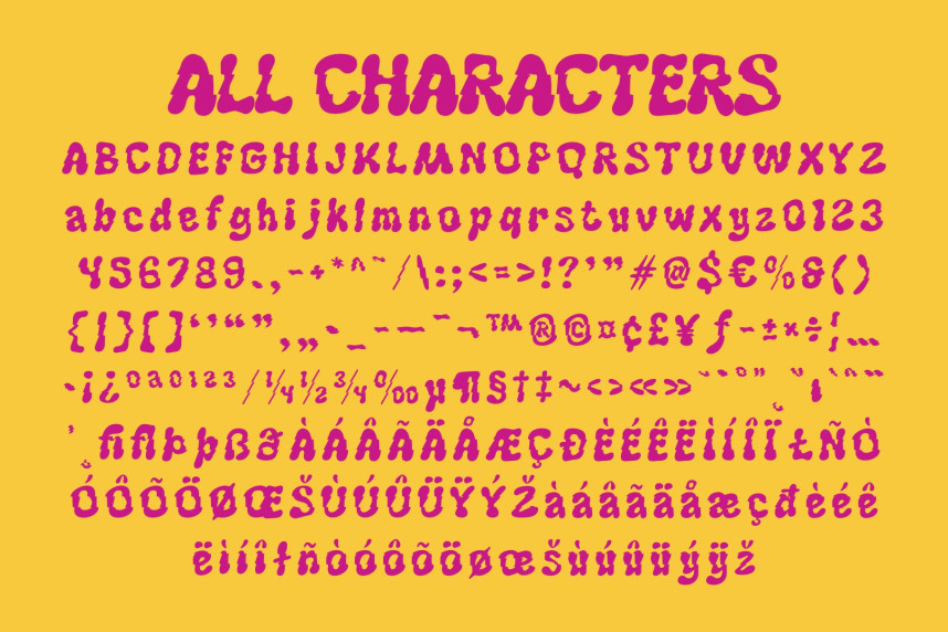 Genida Rippled Font preview image 5