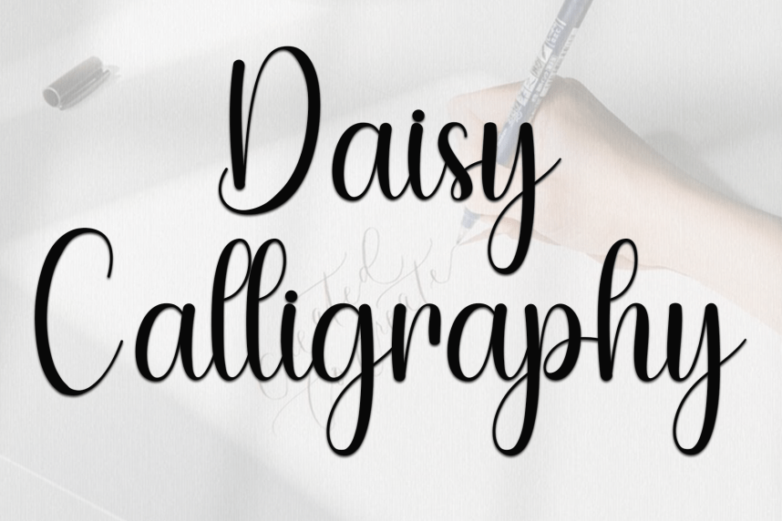 Autography Script Display Font preview image 3