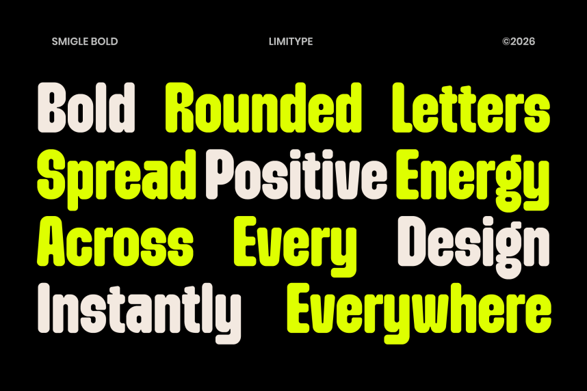 Smigle – Bold Rounded Font preview image 5