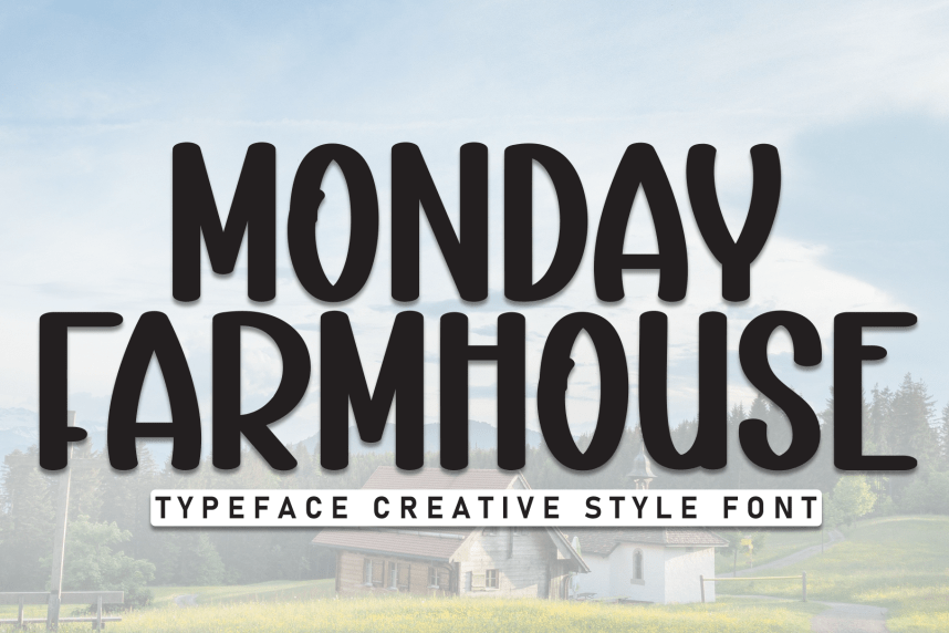 Monday Farmhouse Script Font