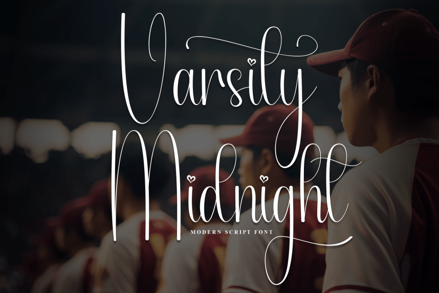 Varsity Midnight Script Font