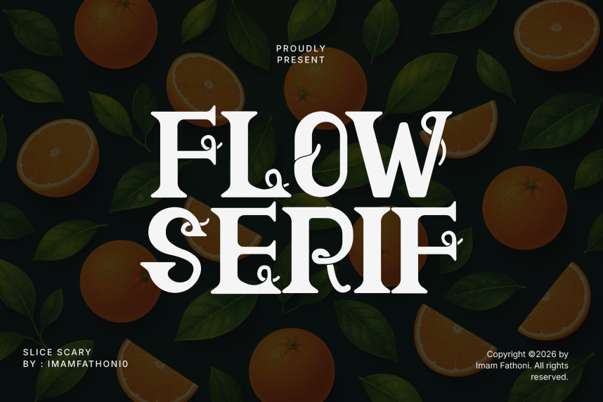 Flow Serif Font