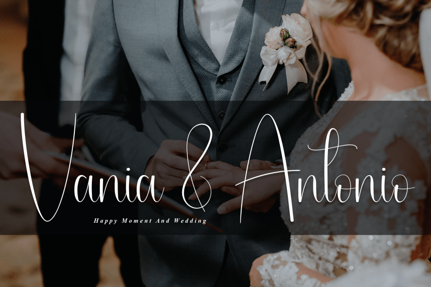 Romantic Calligraphy Script Font preview image 2