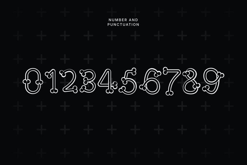 Boneliness Line Font preview image 3