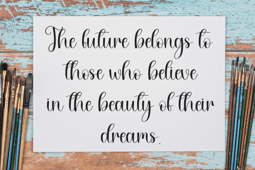 Australian Calligraphy Script Font preview image 3