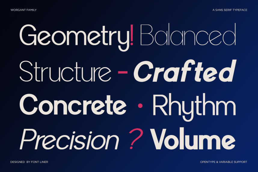 Worgant Font preview image 3