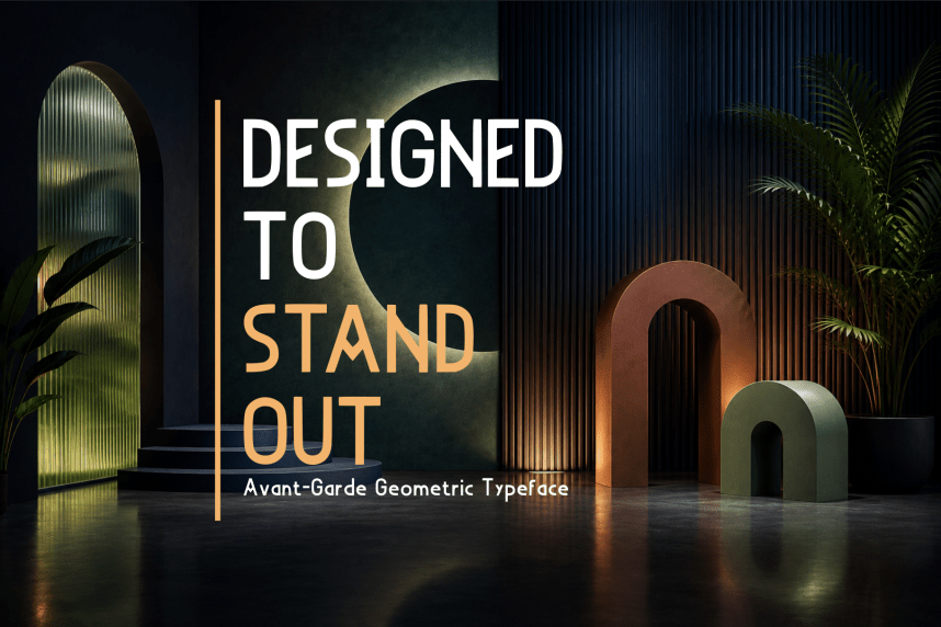 Ruvena – Modern Experimental Display Font preview image 4