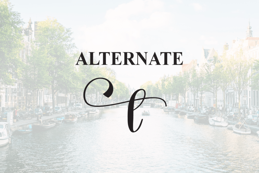 Amsterdam Calligraphy Font preview image 5