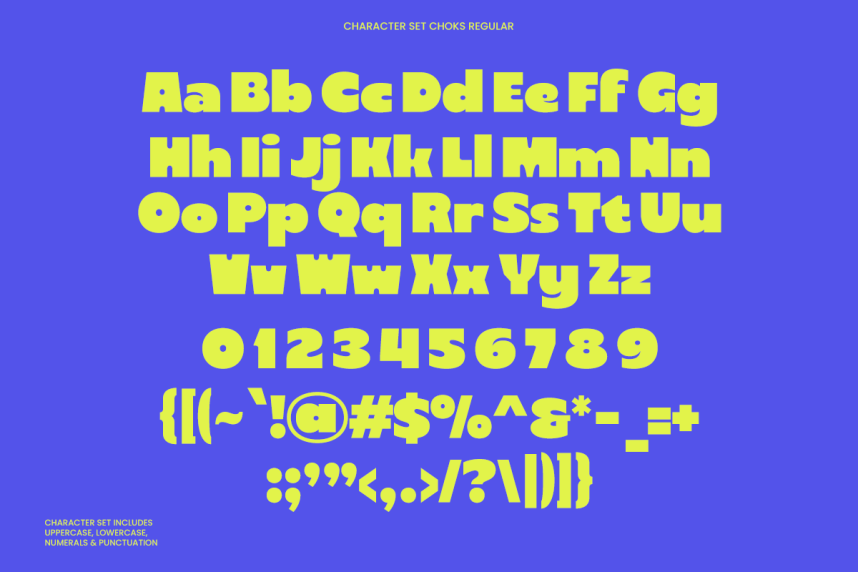 Choks DEMO Font preview image 4