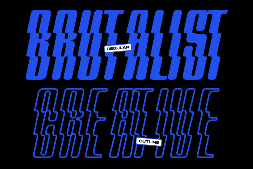 CS Bonfuse Rippled Font preview image 2