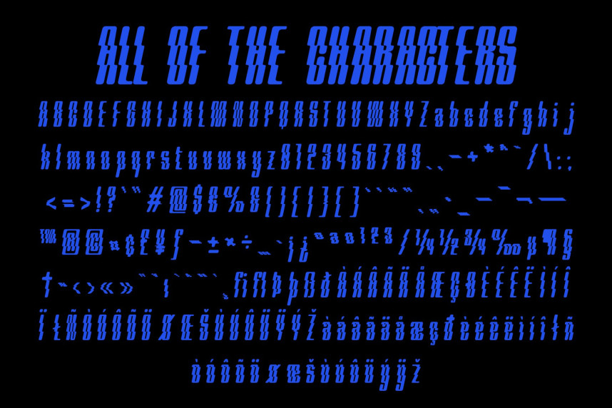 CS Bonfuse Rippled Font preview image 5