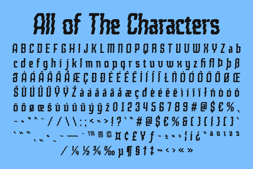 CS Capito Rippled Font preview image 5