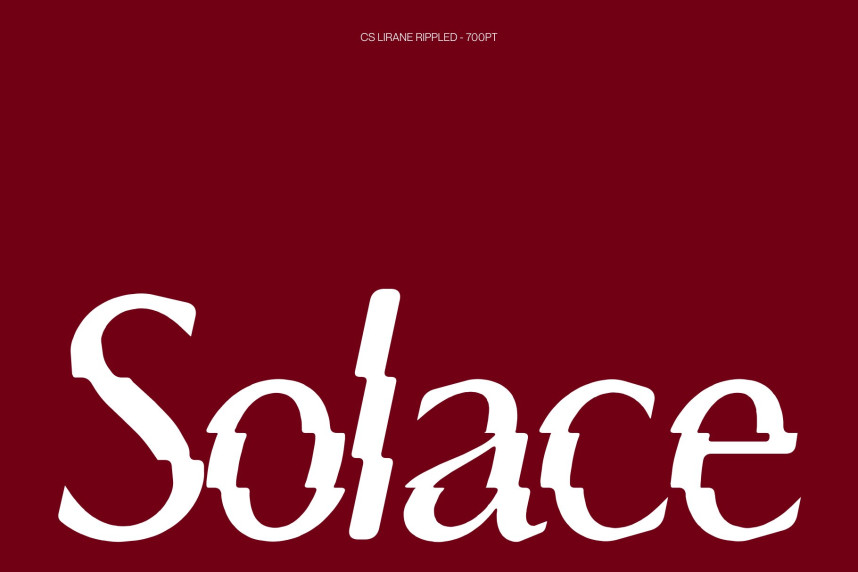 CS Lirane Rippled Font preview image 2