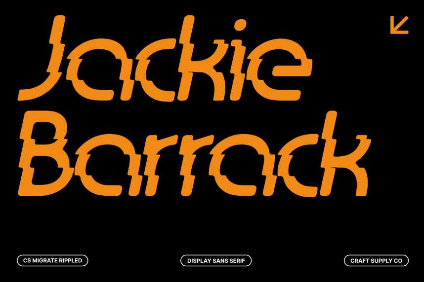 CS Migrate Rippled Font preview image 3