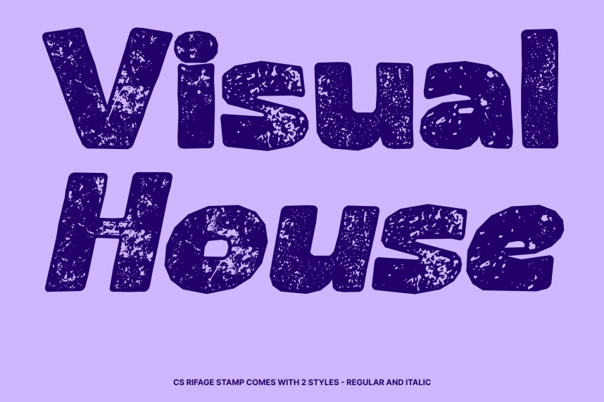 CS Rifage Stamp Font preview image 3