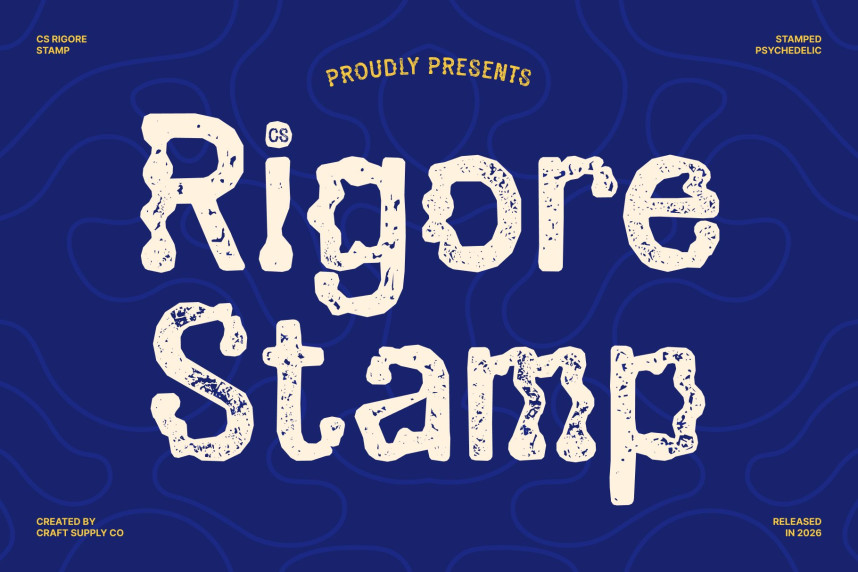 CS Rigore Stamp Font