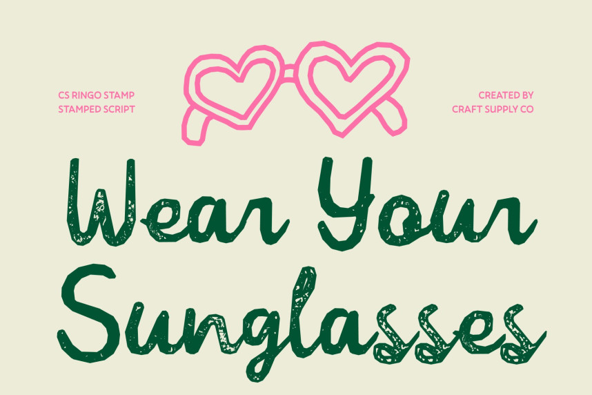 CS Ringo Stamp Font preview image 3