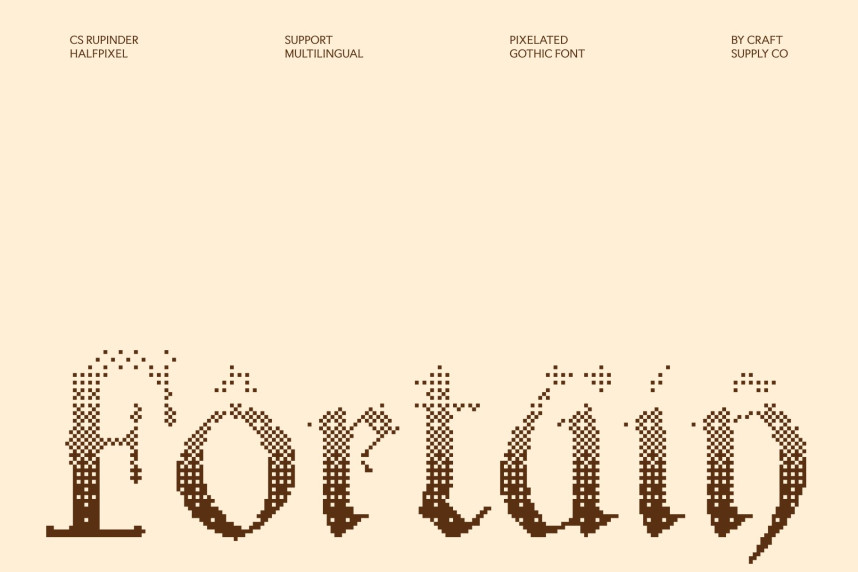 CS Rupinder Halfpixel Font preview image 4