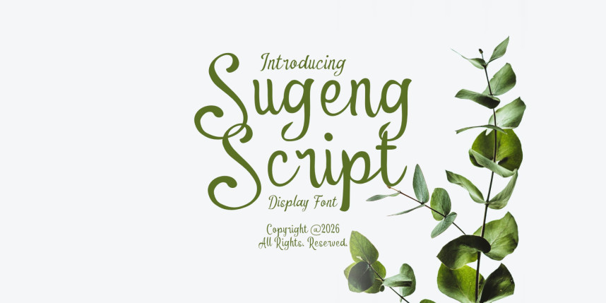 Sugeng Script Handwritten Font