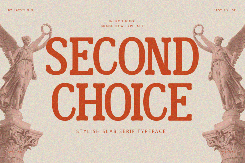 Second Choice Font