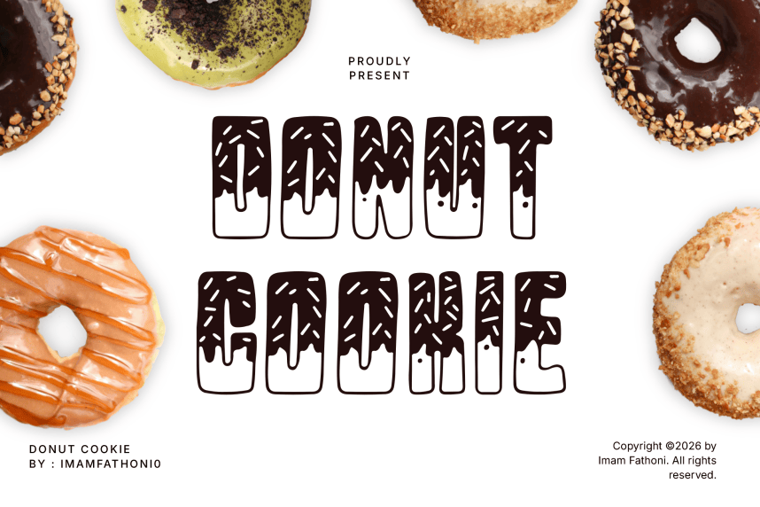 Donut Cookie Font