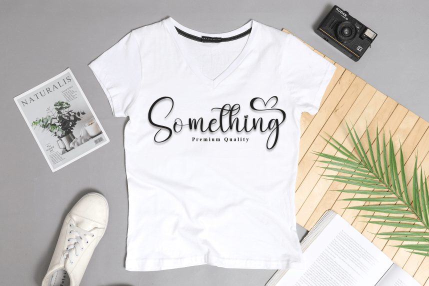 Big Baby Calligraphy Script Font preview image 2