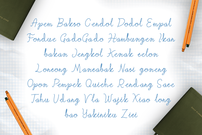 Corolla Line Script Font preview image 2