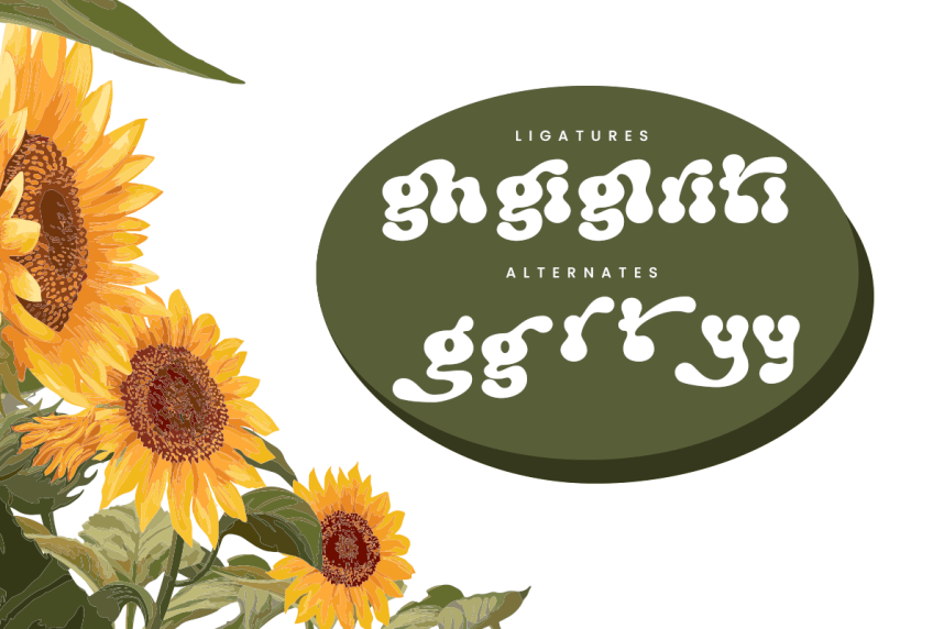 Puffy Chips Font preview image 2
