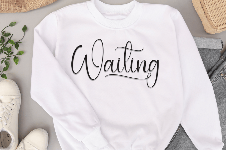 Monthly Calligraphy Script Font preview image 2