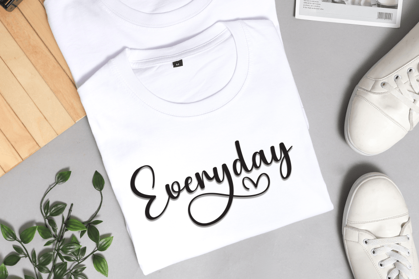 Cutegirl Calligraphy Script Font preview image 2