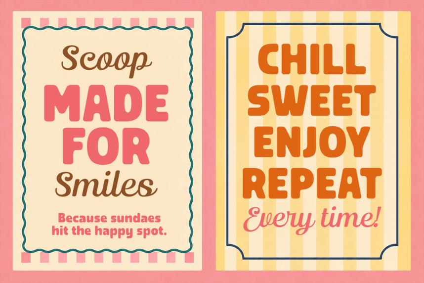 Caramel Sundae Font preview image 2