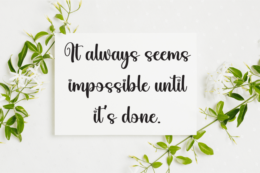 Beautiful Calligraphy Script Font preview image 3