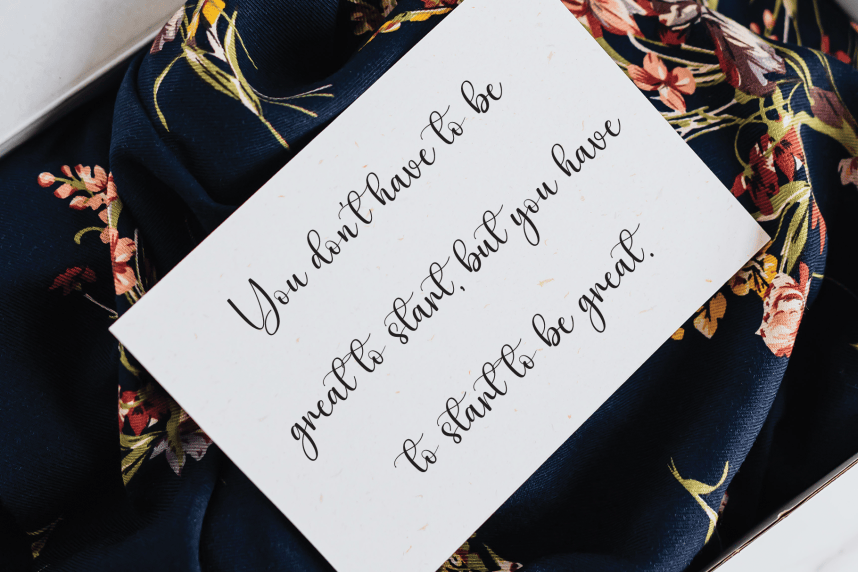 Outstanding Calligraphy Font preview image 3